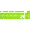 Mechanical Keyboard Keycaps, 104-Key ABS Key Caps (Green)