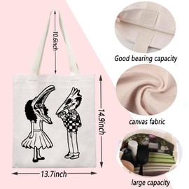 ENSIANTH Horror Movie Merch Lydia Gift Coral Snake Lover Gift Gothic Gift Snake Juice Tote Bag Broadway Musical Shoulder Bag (CA Juice Snake bag)