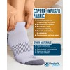 Doctor's Select Copper Ankle Compression Socks for Women and Men