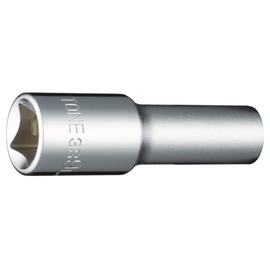 TONE Deep Socket (6 Angle) 3S-09L Drive Angle 0.3 inch (9.5 mm) (3/8 mm), Double Side Width 0.3 inches (09 mm)