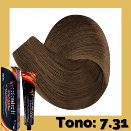 Nutrapel Color Tech Tinte Tono 7.31 Rubio Dorado Cenizo Tubo 90g
