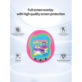UYRUREL Screen Protector for Tamagotchi Uni High-definition Scratch Resistant Soft Film,Full Screen Protection,HD Clear,Bubble Free with Easy Installation Kit,6 Pack.