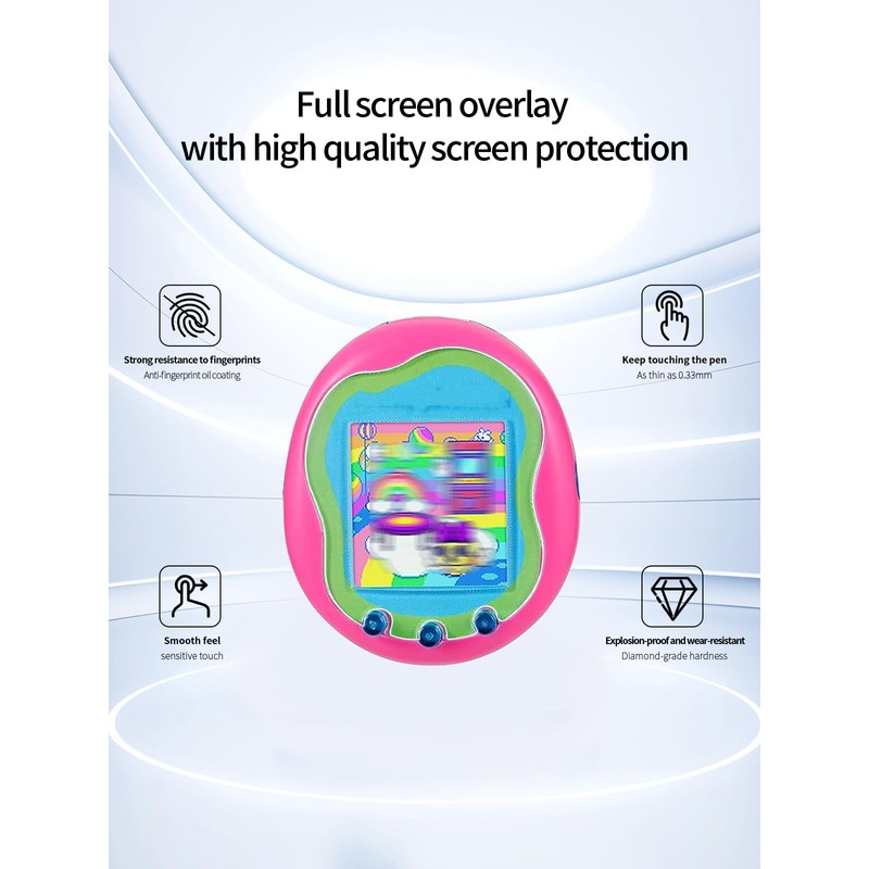 UYRUREL Screen Protector for Tamagotchi Uni High-definition Scratch Resistant Soft