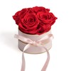 Rosmarie Schulz Heidelberg Rose Box, White Round Infinity Rose, Flower