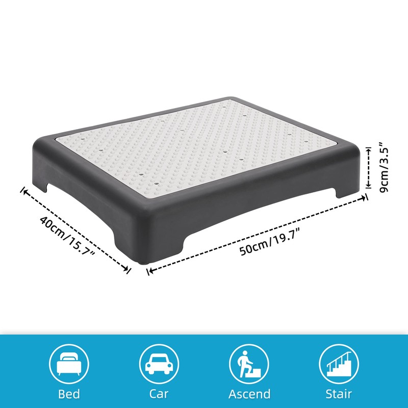 Wefaner Platform Safety Step - Non-Slip Indoor and Outdoor Large