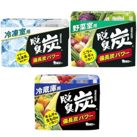 Charcoal Deodorizer (Bulk Purchase) For Refrigerators, Regular Assortment Set (Regular for Refrigerator + Freezer Room + Vegetable Room) Refrigerator Kitchen Deodorizer Deodorizer Deodorizer