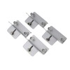 Set of 4 metal solar panel brackets for mounting on