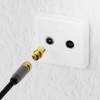 deleyCON SAT Adaptor Set F-Connector to Antenna Cable F-Coupling Coaxial