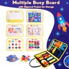 Busy Board 5 Layers, Activity Board Dinosaur Montessori Toy from