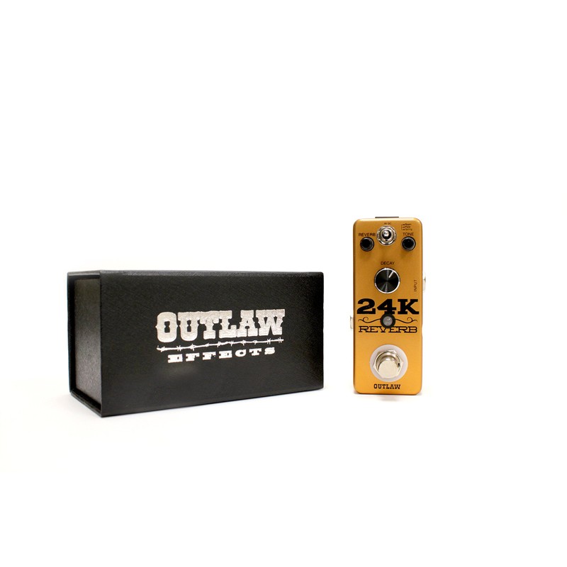 Outlaw Effects 24K Reverb Guitar Effect Pedal