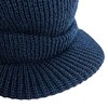 Winter Beanie Cap with Visor, Genuine G.I. 100% Wool Fitted