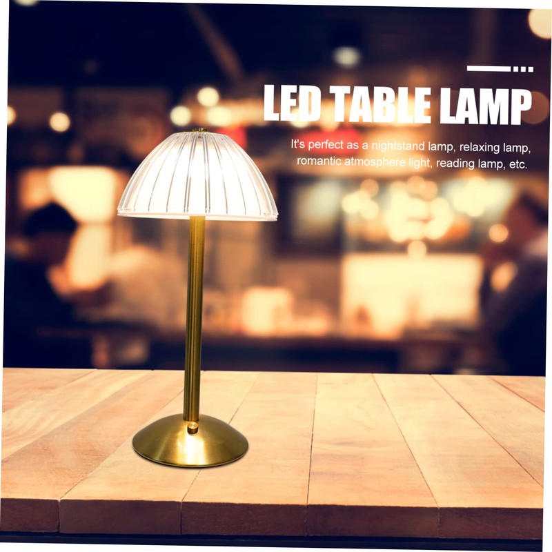 Operitacx Modern Led Desk Lamp Retro Table Lamp Touch Sensor