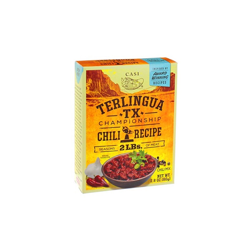 Casi Terlinguq Texas Championship Chili Recipe 2.8 oz (Pack of