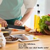 6 PCS Kitchen Knife Set and sharpener without Block, High