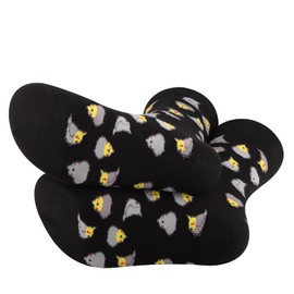 G2TUP Cockatiel 1P Pairs Bird Lover Gift Socks (CA/US, Alpha, One Size, Regular, Cockatiel 1P)