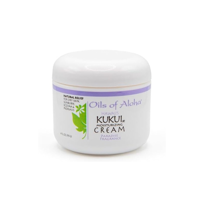 Hawaiian Kukui Moisturizing Cream w/Paradise Fragrance by Oils of Aloha