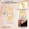 Silver Earrings Women's 18 Carat Plated Gold/Silver Hoop Earrings for