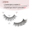 Onlyall Natural Lashes Wispy Lashes Natural Look False Eyelashes Flared