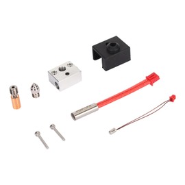 3D Printer Hot End Extruder Nozzle Kit, Heat Resistant Copper Plated, for Ender 3 S1 Pro, for Ender 3 S1, for CR10 Smart Pro 3D Printer