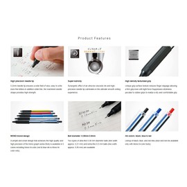 Tombow Permanent Ballpoint Pen Monograph Light 0.5mm Black Ink Lime BC-MGLE51