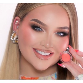 NIMYA BY NIKKIETUTORIALS CHEEKY FLUSH CREAM BLUSH - PICTURE PERFECT PEACH, NIMYA
