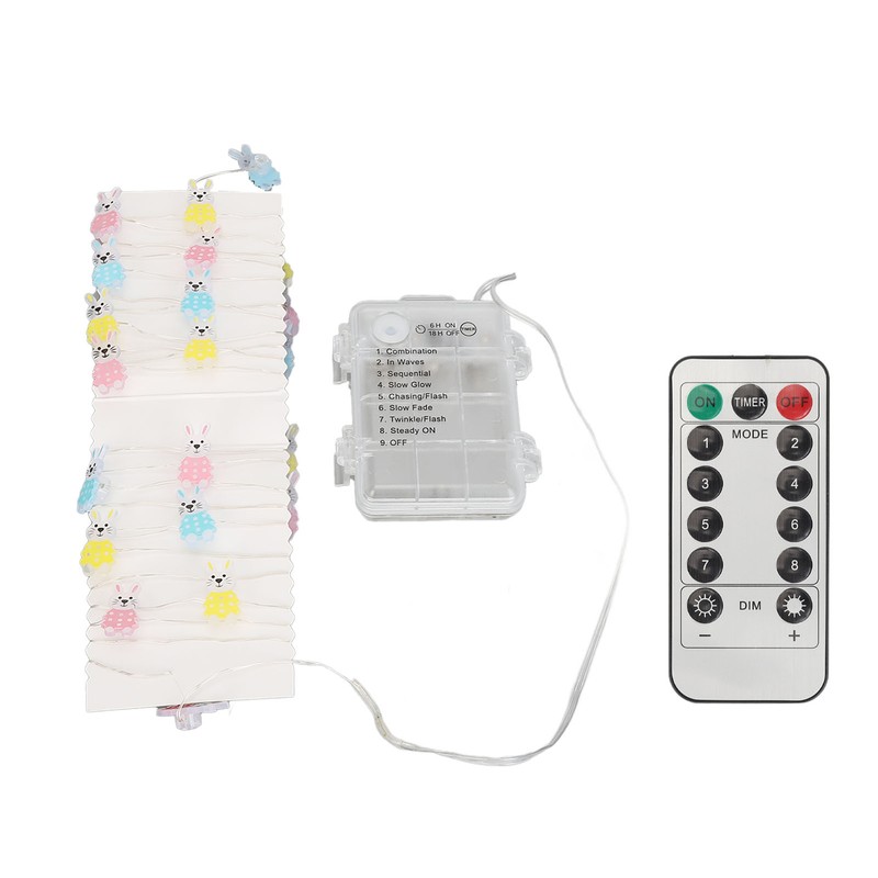 String Lights 3 Meters 30 Light Remote Control Waterproof Rabbit