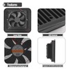 AUTOXBERT RV Exhaust Vent Fan, 2.4W 12V One-Way Silent Wind