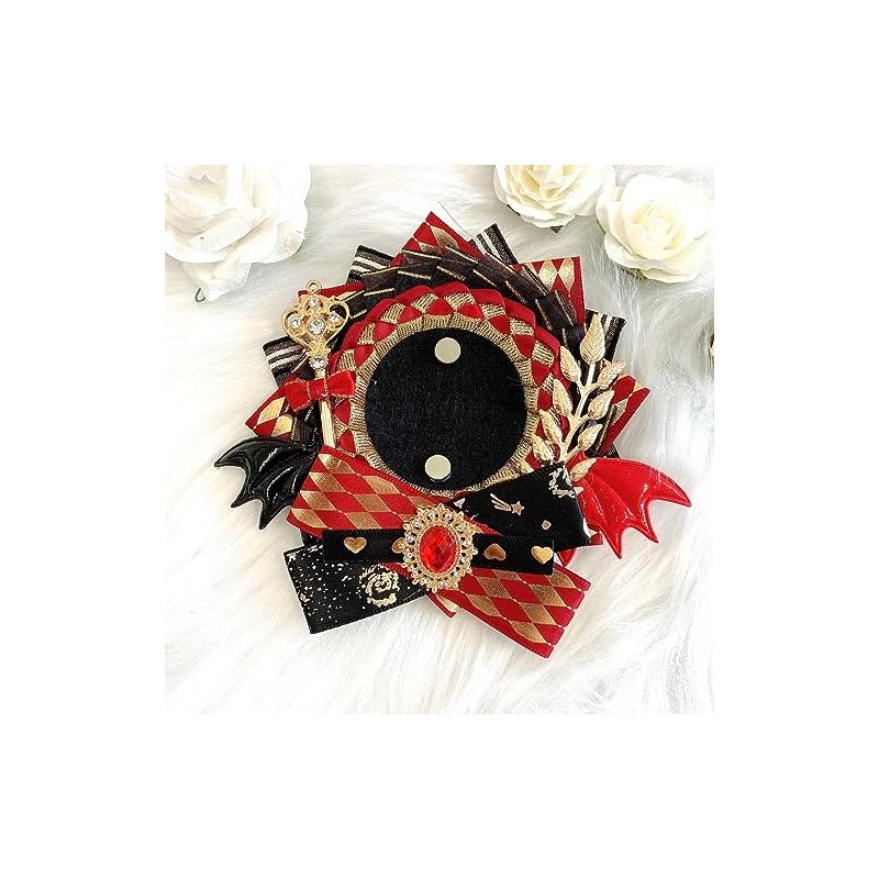 G trigger Can Badge Rosette with Feather Rosette Devil 2.2