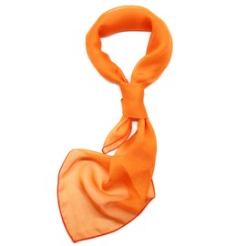 [Instyle Japan] Scarf 100% Silk 25.6 x 25.6 inches (65 x 65 cm) Square Thin Small Bandana Bag Neckerchief Pocket Chief Neckline UV Protection UV Sunburn Neck Burn Air Conditioning Protection Throat