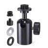 Ball and Socket Head Microphone Adapter with Angle Adjustment