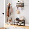 VASAGLE Coat Rack Freestanding, Coat Hanger Stand, Hall Tree with