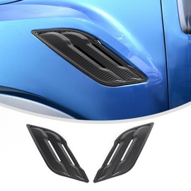 Linskip Fender Side Emblem Trim Compatible with Ford F150 Raptor 2016-2020, Fender Badges Cover for F150 Raptor Enterior Accessories(Black Carbon)