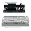 deleyCON USB Case External Schwarz für SSD Einbaurahmen (SSD 2,5")