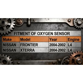 Dropwater Upstream and Downstream O2 Sensors Replacement for Nissan 2002 2003 2004 Frontier Xtera 2.4L Front and Rear Oxygen Sensors, Replaces# 234-3113 234-4323, Set of 2pcs