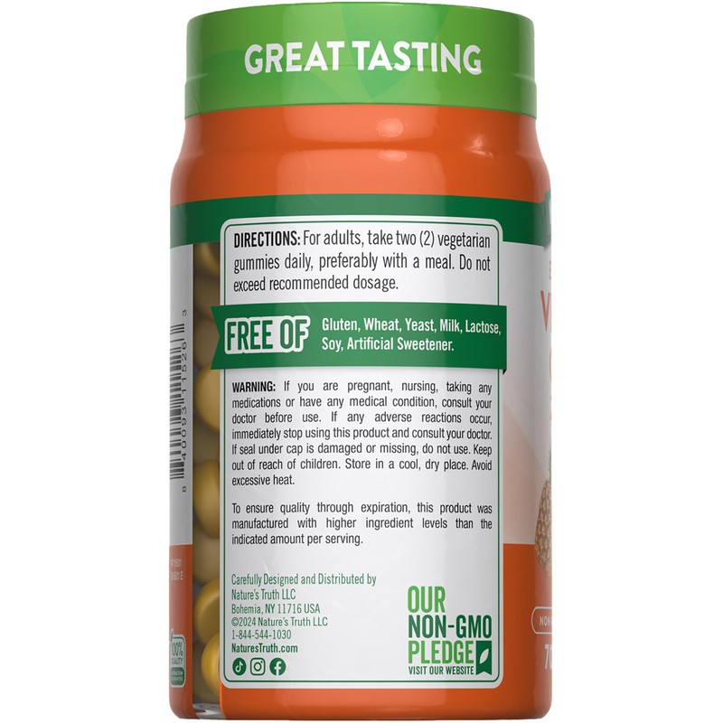 Nature's Truth Vitamin D3 Gummies | 2000 IU | 70