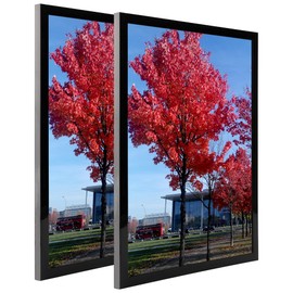 8.5x11 Picture Frame Set of 2,Diploma Certificate Frame,Document Frame Display Pictures 8.5x11 Picture Frame Black