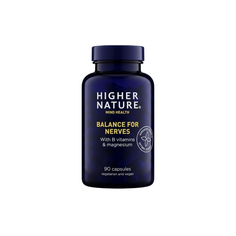 Higher Nature Balance for Nerves - B Vitamins & Magnesium