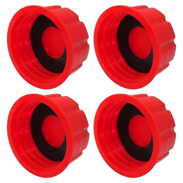 4 Pcs Replacement Gas Can Caps Compatible with Metal/Jerry Cans with Standard Opening