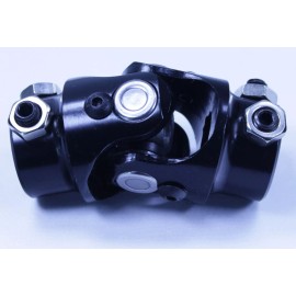 espeedpro21 NEW Black Powder Coated Universal Steel Steering Shaft U-Joint 3/4" DD x 3/4" DD