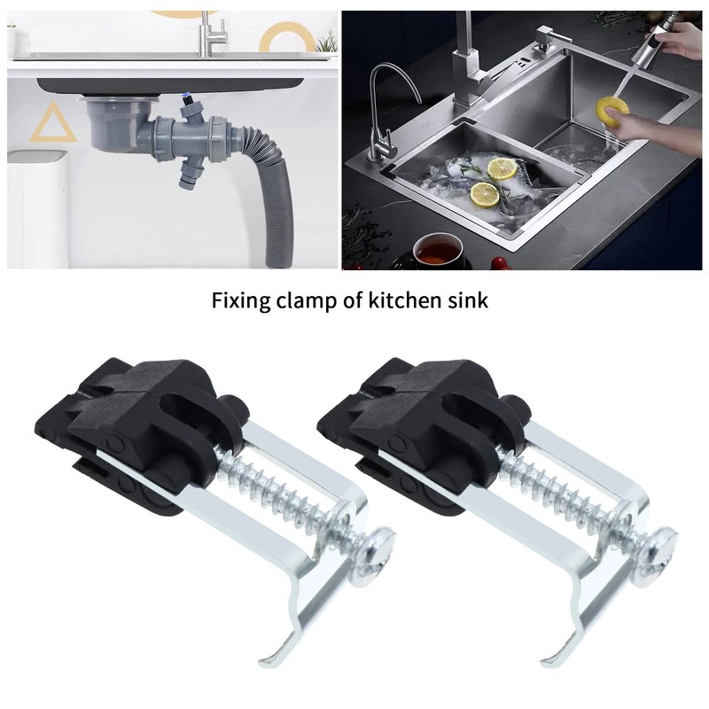 EMSea Pack of 10 Undermount Sink Clips Kitchen Sink Mounting