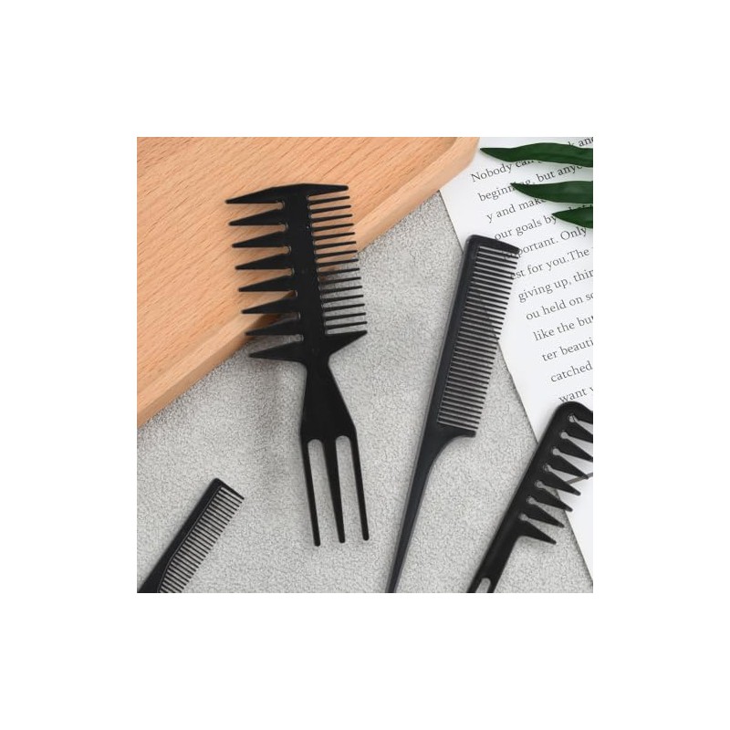 Nivofu Hair Comb Negro 20 Cm 20pcs Peine Peluquer?a, Juego