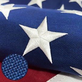 Premium American Flag 3x5 Ft 3 Pack TearProof Series for Outside, Heavy Duty Outdoor，Longest Lasting, Super Tough Fade Resistant Spun Polyester, High Wind US Outdoor Flags Embroidered Stars, Sewn Stripes, Brass Grommets