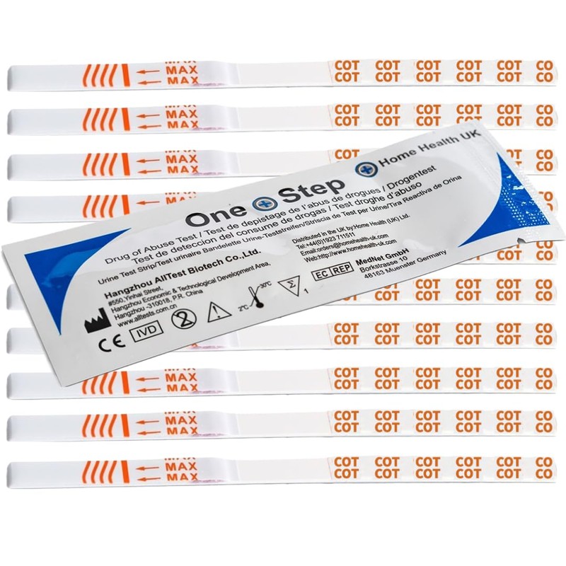 One Step 10 x Cotinine Drug Testing Kits Nicotine Urine