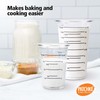 Disposable Measuring Cups For Resin 8 Oz - Clear Plastic