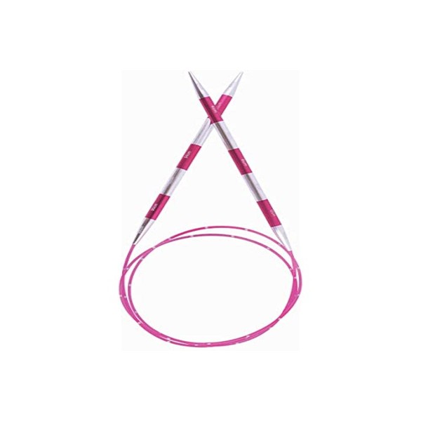 KnitPro Ferri da maglia circolari, rosa, 100 cm x 2 mm