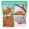 Hummingbird Feeders for Outdoors 12 OZ Bee Proof Plastic Humming