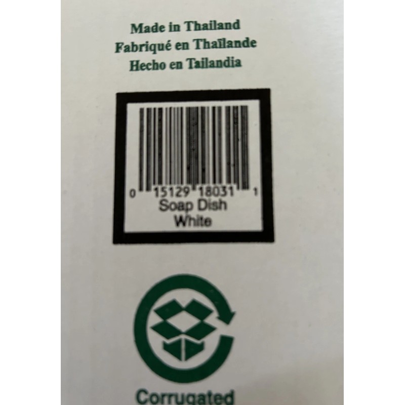 Lenape 1883 Pro Series Ceramic Soap Dish in White