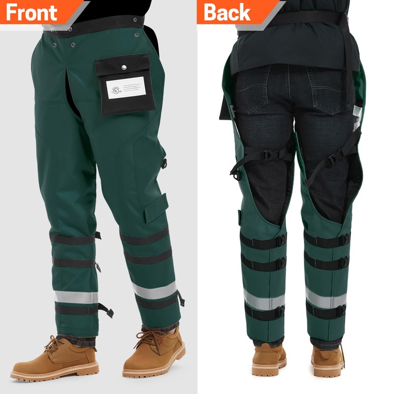 Chainsaw Chaps Class A and Classic Chainsaw Gloves