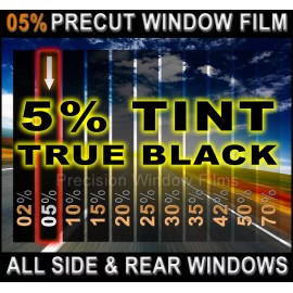 Precision Window Films Nano Carbon Window Film 5% VLT Tint Shade PreCut All Windows for Chevy Cars