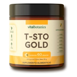 Vitalbotanics Testo Gold Con Maca Negra Y Zinc Con 60 Caps Sabor TESTO_GOLD_60_2
